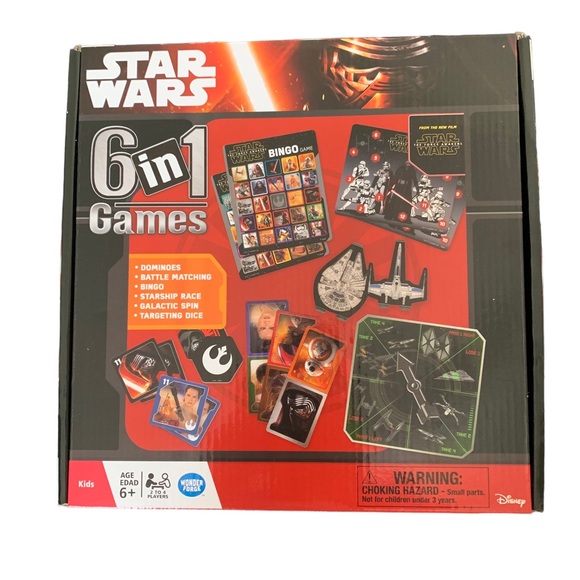Disney Toys Star Wars 6 In Games By Disney Dominoes Battle Matching